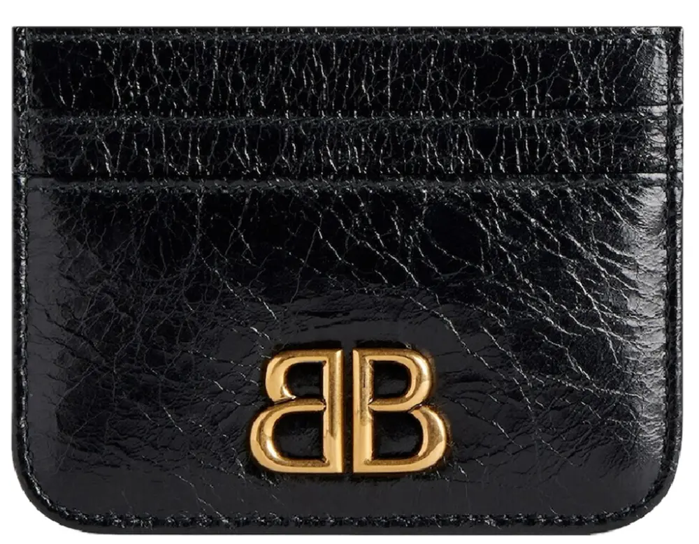 Ví Balenciaga Monaco Card Holder 'Black' 7654632AAXB1000
