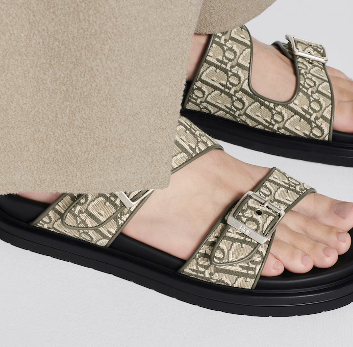 Alternative view of Dép Dior Aqua Sandal ‘Khaki’ 3SA135ZSA-H603