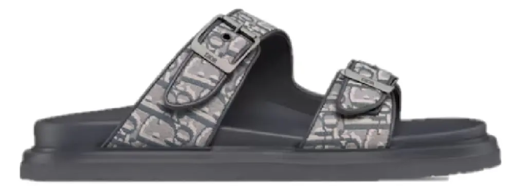 Dép Dior Aqua Sandal ‘Deep Gray’ 3SA135ZSA-H557