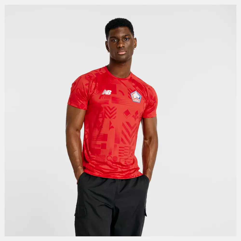 Alternative view of Áo Asics Lille LOSC Match Jersey ‘Red’ MT231367-HME