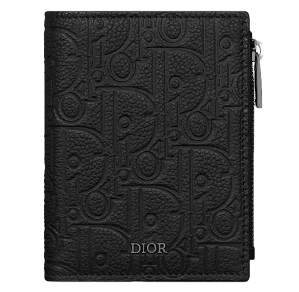 Ví Dior Vertical Compact Card Holder ‘Black’ 2ESBC319FLG-H00N