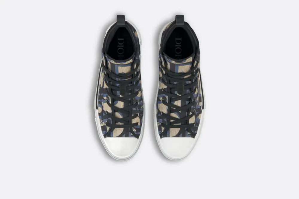 Giày Dior B23 High-top Sneaker ‘Beige Black’ 3SH126ZXX-H961 - Ảnh 3