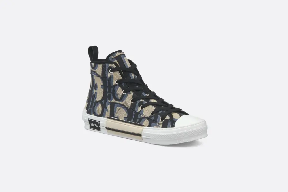 Giày Dior B23 High-top Sneaker ‘Beige Black’ 3SH126ZXX-H961 - Ảnh 4