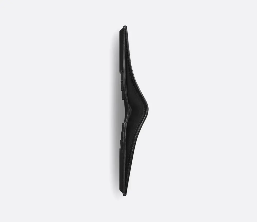 Alternative view of Ví Dior CD Icon Vertical Bifold Wallet ‘Black’ 2ESBH072CDI-H00N