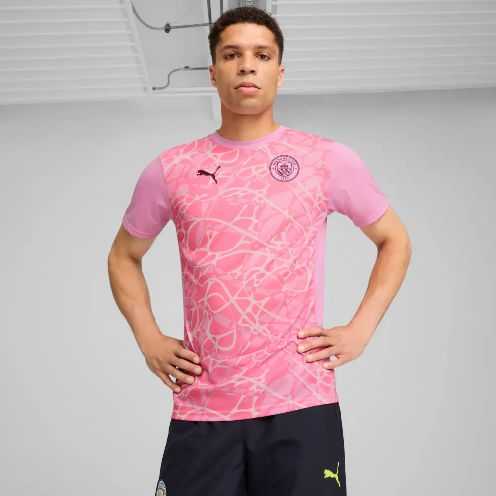 Alternative view of Áo Puma Manchester City 24/25 Pre-Match ‘Pink’ 777578-25