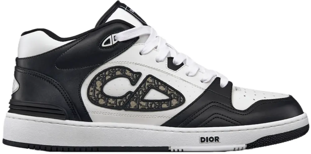 Giày Dior B57 Mid-top Sneaker ‘Black White’ 3SH141ZXU-H960
