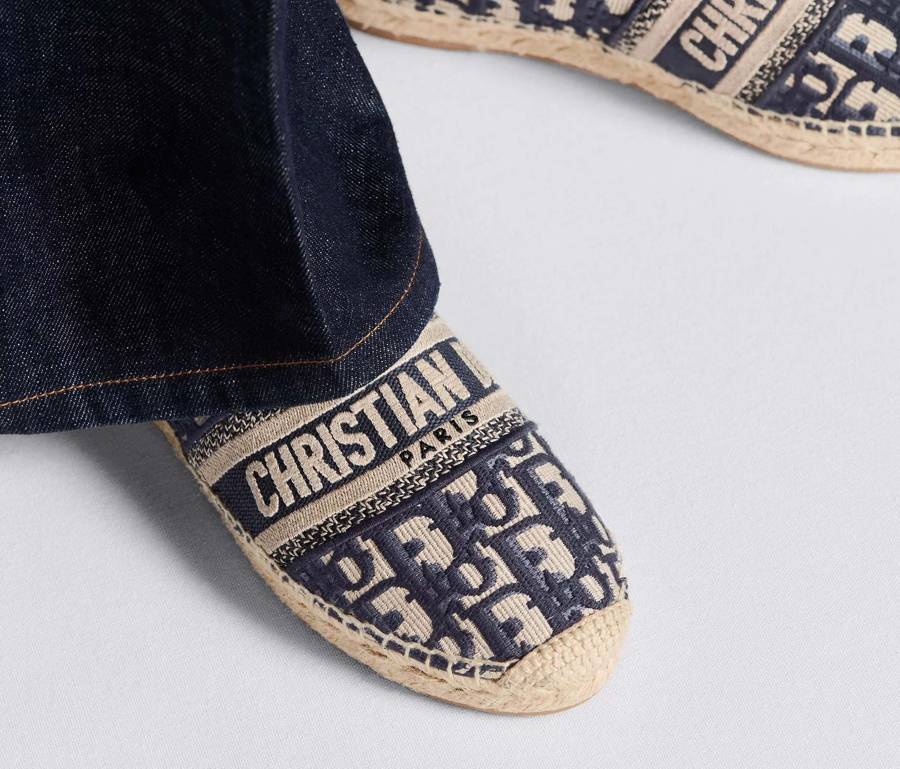 Alternative view of Giày Dior Granville Espadrille ‘Deep Blue’ KDB585OBE-S56B