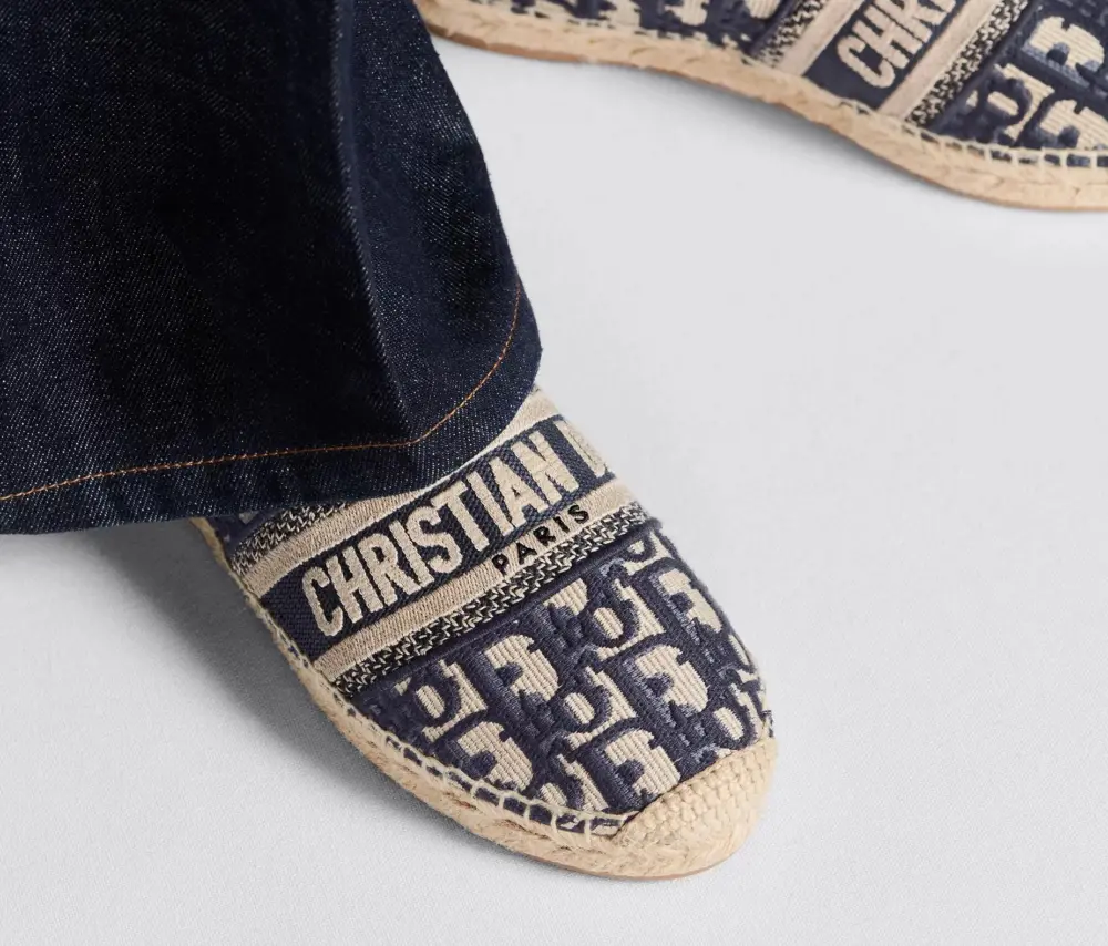 Alternative view of Giày Dior Granville Espadrille ‘Deep Blue’ KDB585OBE-S56B