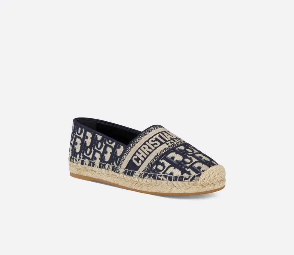Giày Dior Granville Espadrille ‘Deep Blue’ KDB585OBE-S56B - Ảnh 4