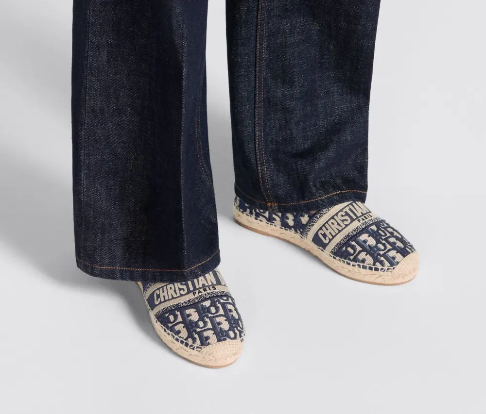 Giày Dior Granville Espadrille ‘Deep Blue’ KDB585OBE-S56B - Ảnh 3