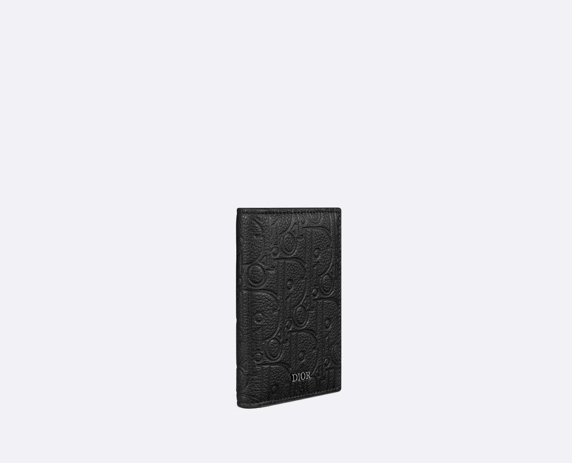 Alternative view of Ví Dior Vertical Bifold Card Holder ‘Black’ 2ESCH138FLG-H00N