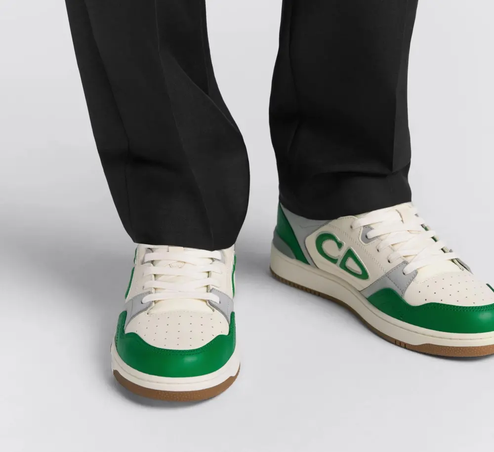 Giày Dior B57 Low-Top Sneaker ‘Green Cream’ 3SN318ZXT-H866 - Ảnh 3