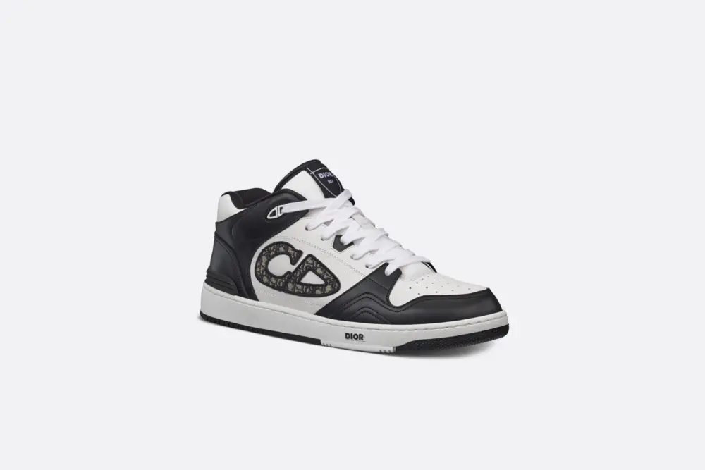 Giày Dior B57 Mid-top Sneaker ‘Black White’ 3SH141ZXU-H960 - Ảnh 4