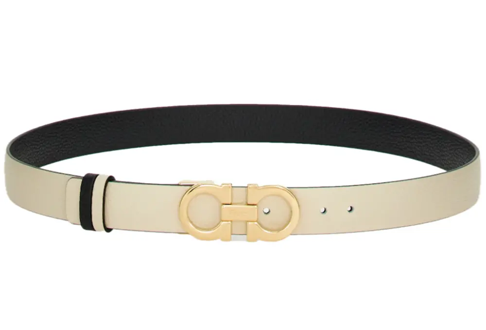 Thắt Lưng Salvatore Ferragamo Reversible Adjustable Gancini Belt ‘Mascarpone’ 23A565-764045