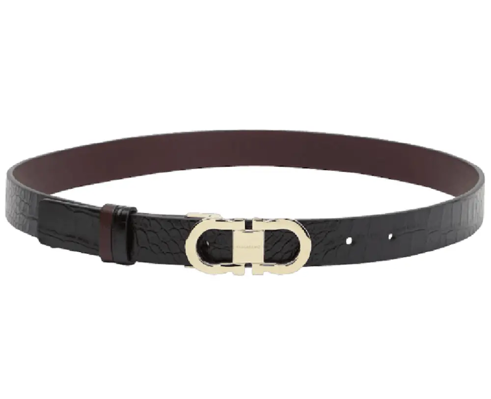 Thắt Lưng Salvatore Ferragamo Reversible Adjustable Gancini Belt ‘Black’ 230294-771073