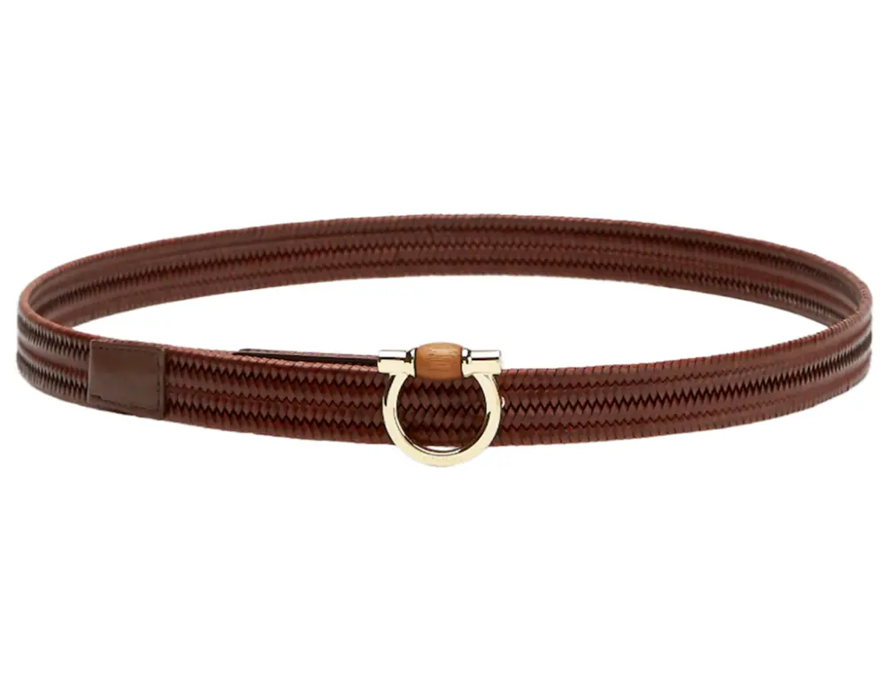 Thắt Lưng Salvatore Ferragamo Fixed Gancini Belt ‘Cocoa’ 230309-771349