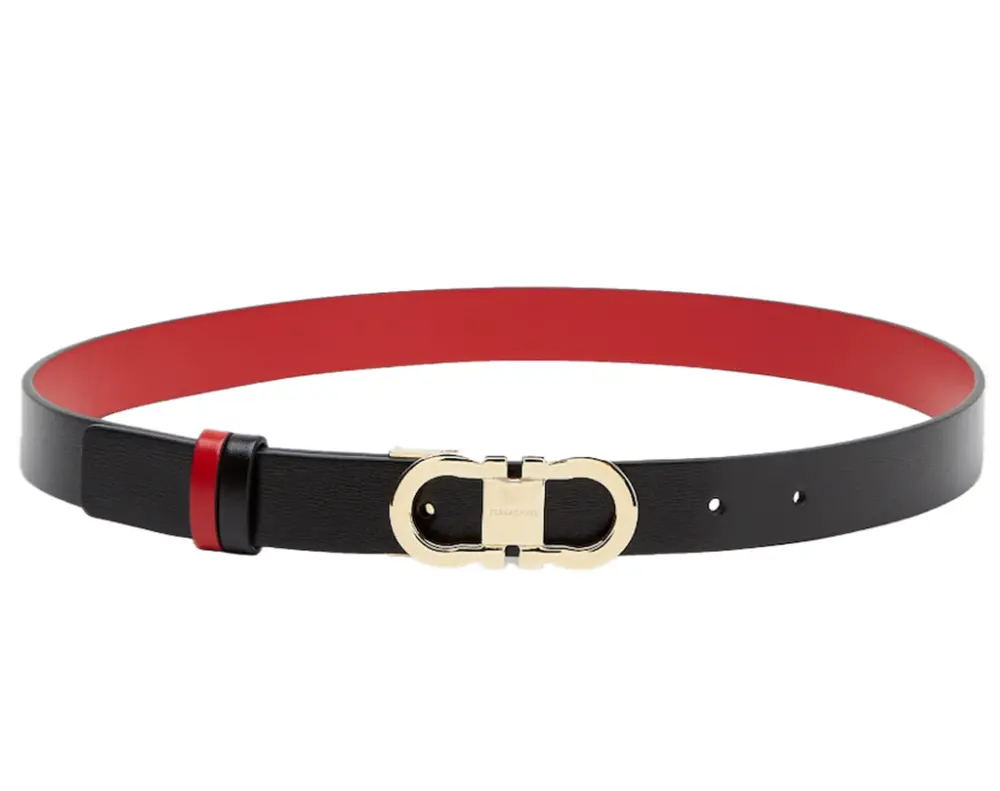 Thắt Lưng Salvatore Ferragamo Reversible Adjustable Gancini Belt ‘Black’ 230294-771068