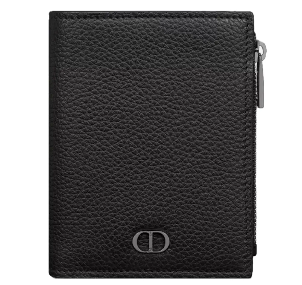 Ví Dior CD Icon Vertical Compact Card Holder ‘Black’ 2ESBC319CDI-H00N