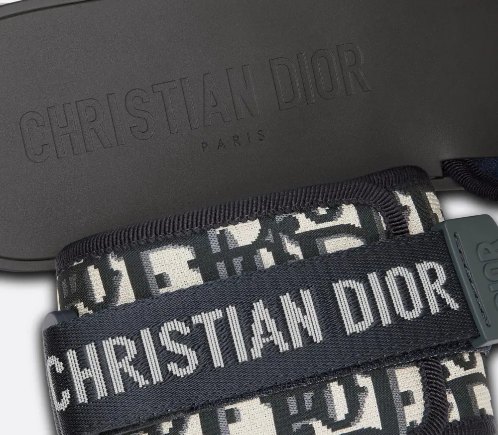 Alternative view of Dép Dior Revolution Slide ‘Deep Blue’ KCQ431OBY-S56B