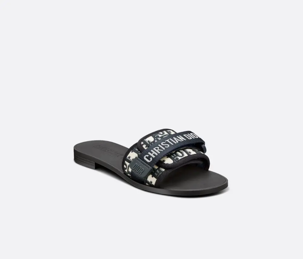Dép Dior Revolution Slide ‘Deep Blue’ KCQ431OBY-S56B - Ảnh 4
