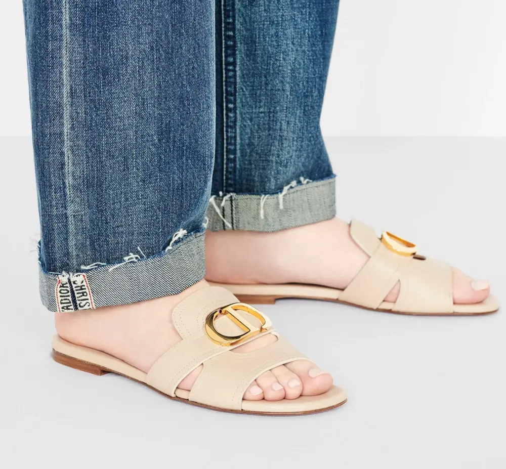 Alternative view of Dép Dior 30 Montaigne Slide ‘Nude’ KCQ266VEA-S11U