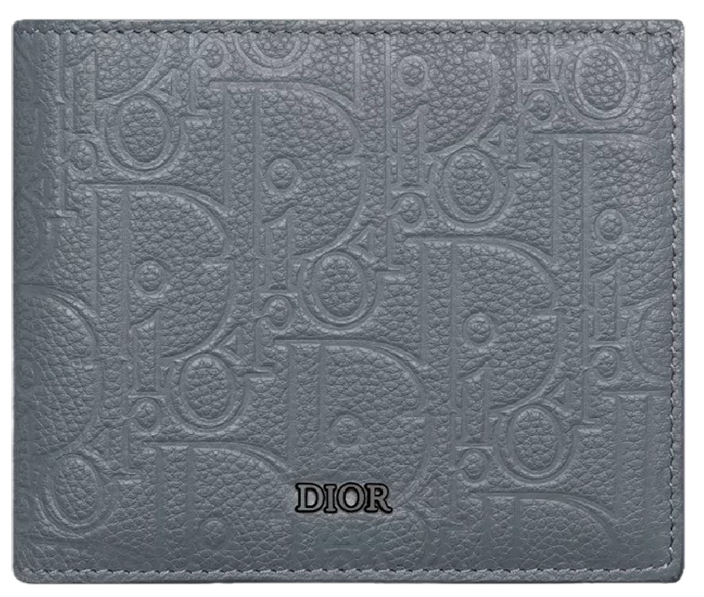 Ví Dior Bifold Wallet ‘Deep Gray’ 2ESBH027FLG-H830