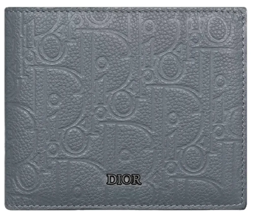 Ví Dior Bifold Wallet ‘Deep Gray’ 2ESBH027FLG-H830