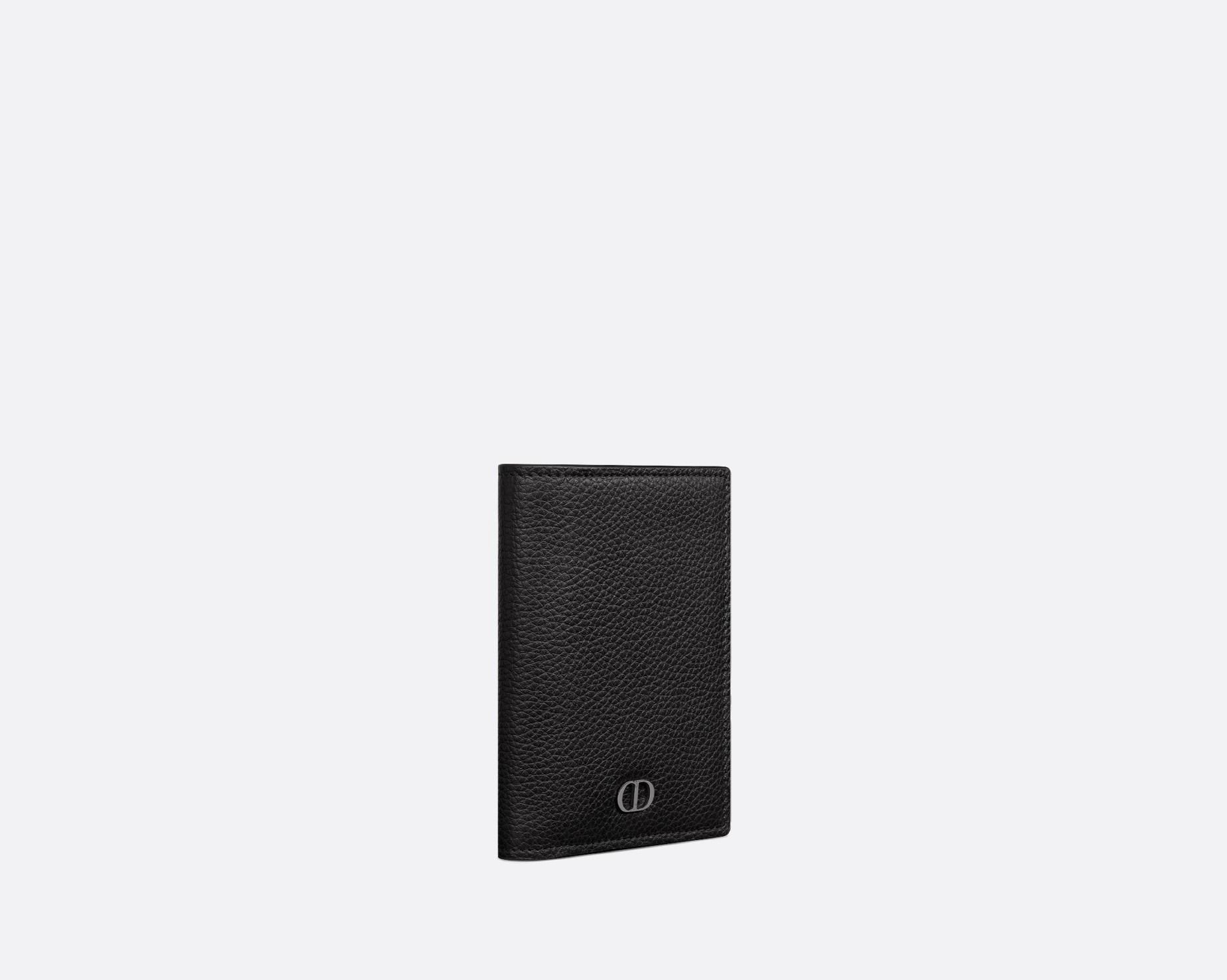 Alternative view of Ví Dior CD Icon Vertical Compact Card Holder ‘Black’ 2ESBC319CDI-H00N