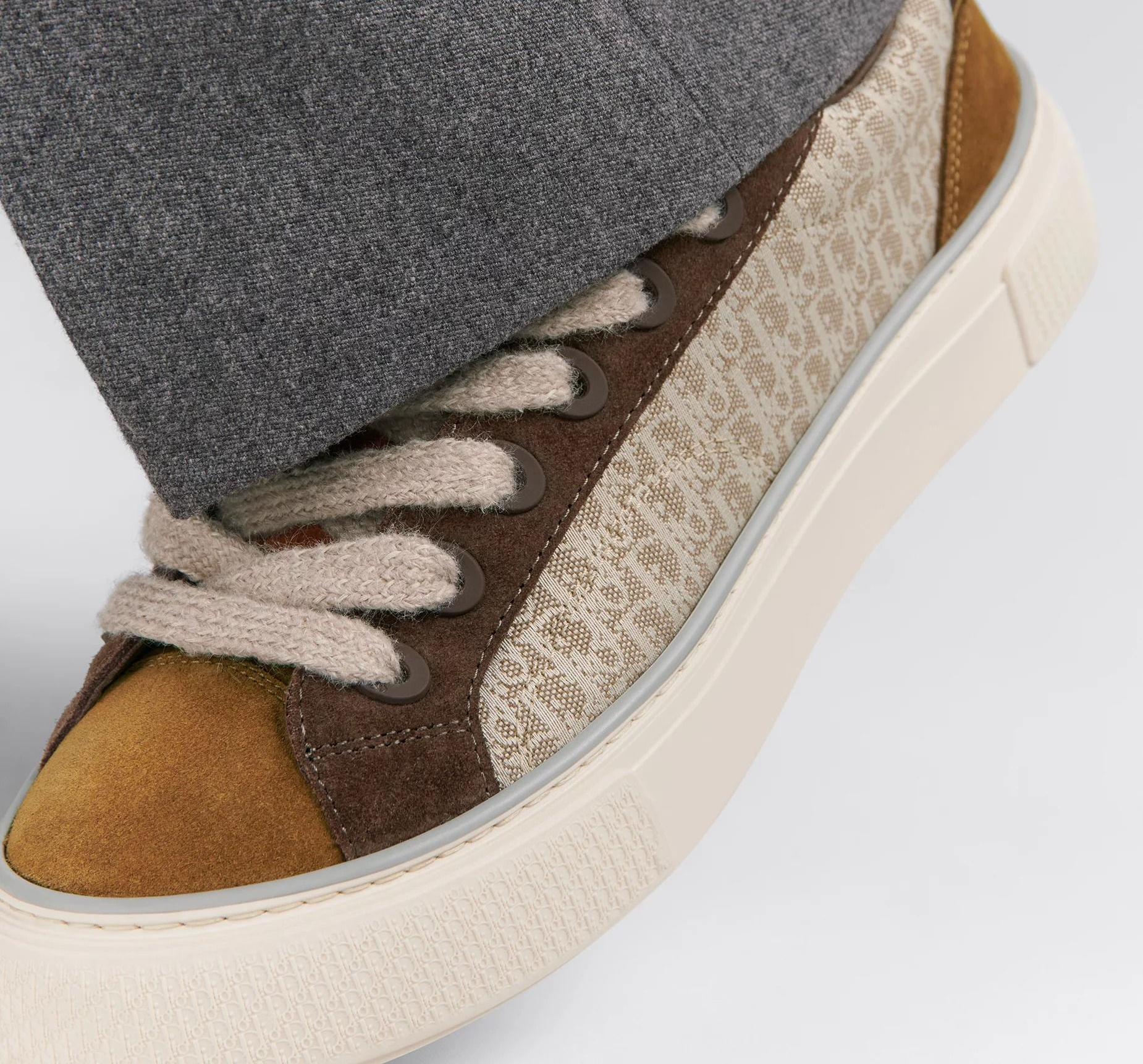 Giày Dior B33 Sneaker ‘Beige’ 3SN303ZWN-H773 - Ảnh 3