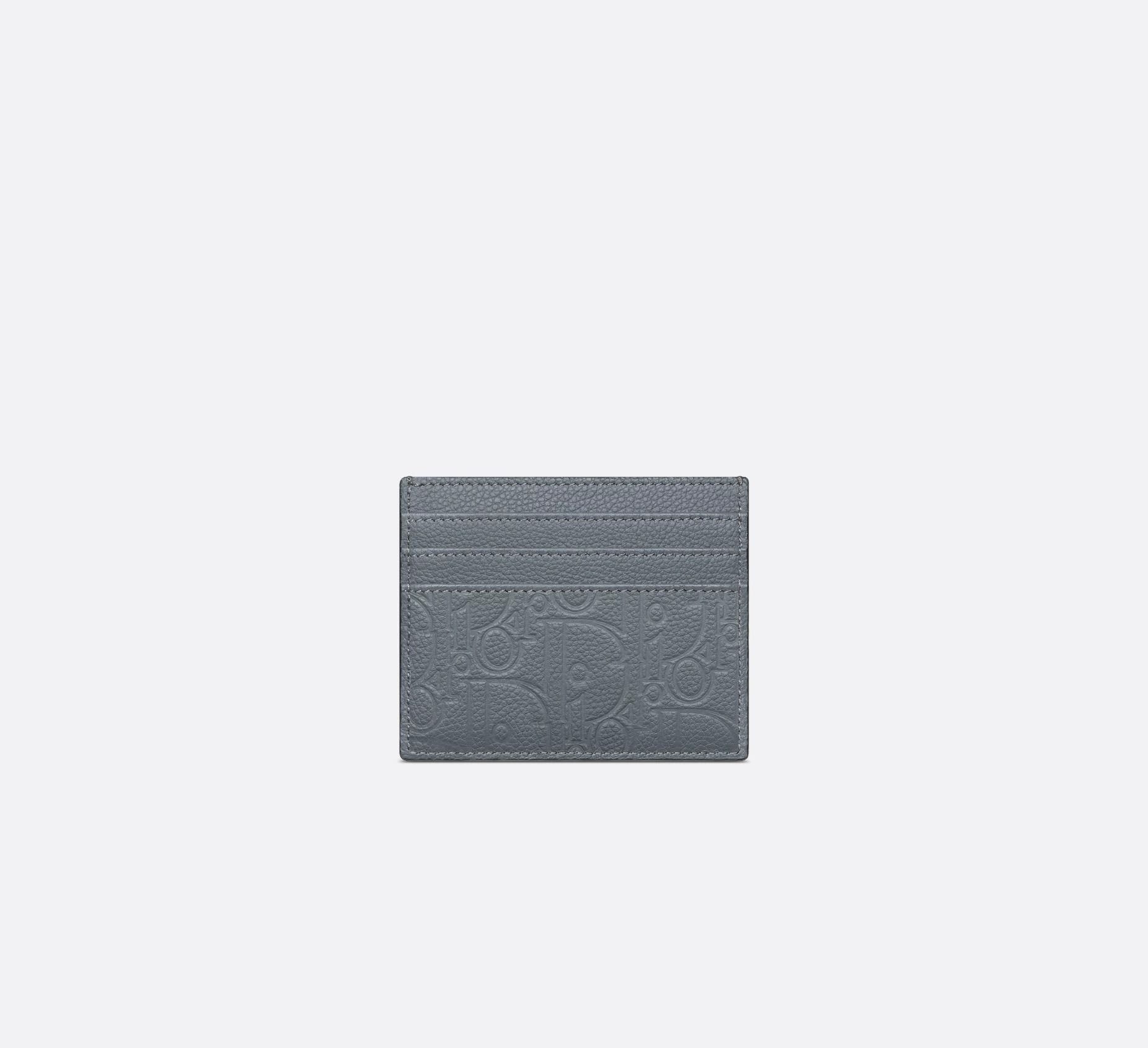 Ví Dior Card Holder ‘Deep Gray’ 2ESCH135FLG-H830 - Ảnh 3