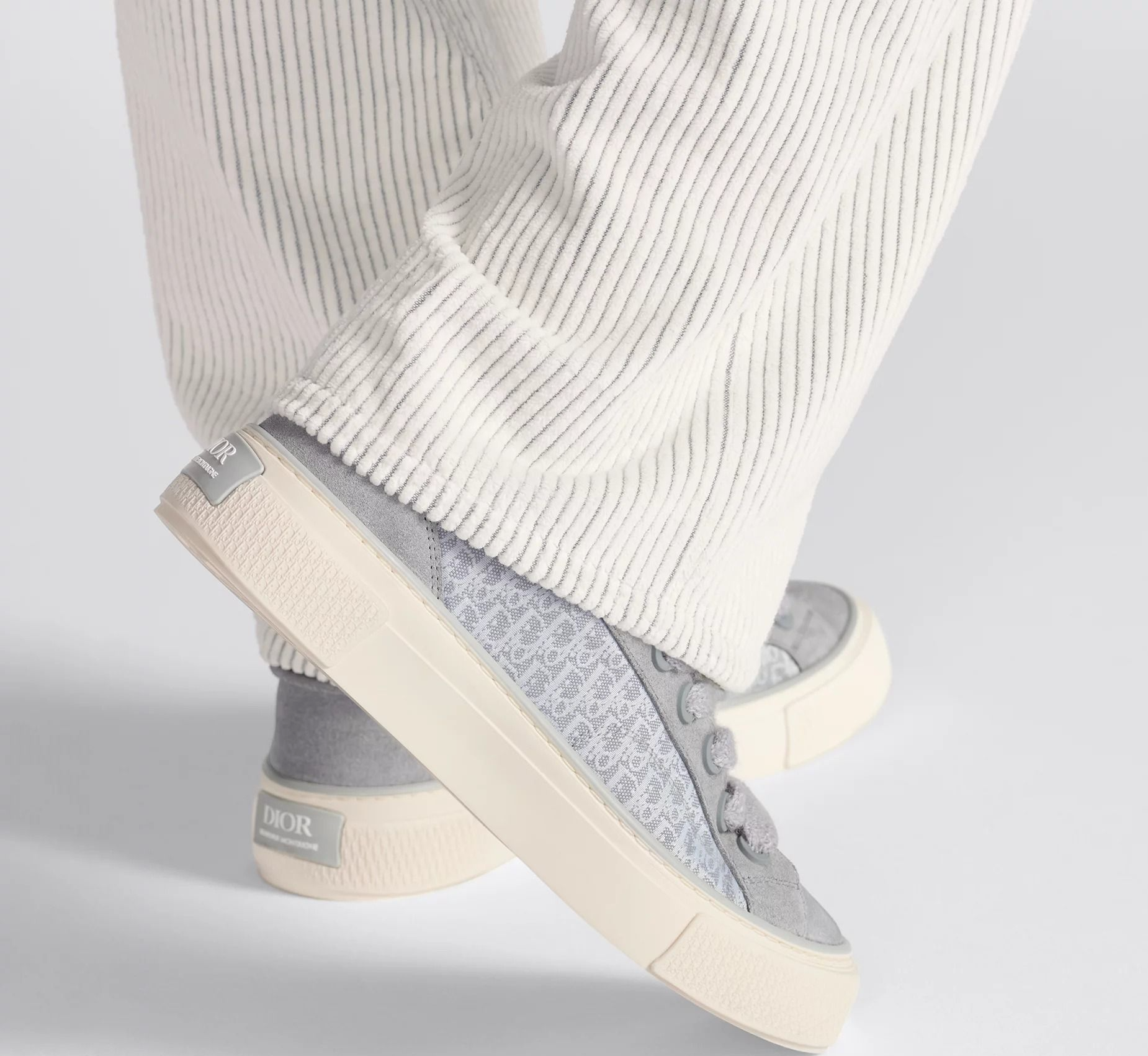 Giày Dior B33 Sneaker ‘Gray’ 3SN303ZWN-H860 - Ảnh 2