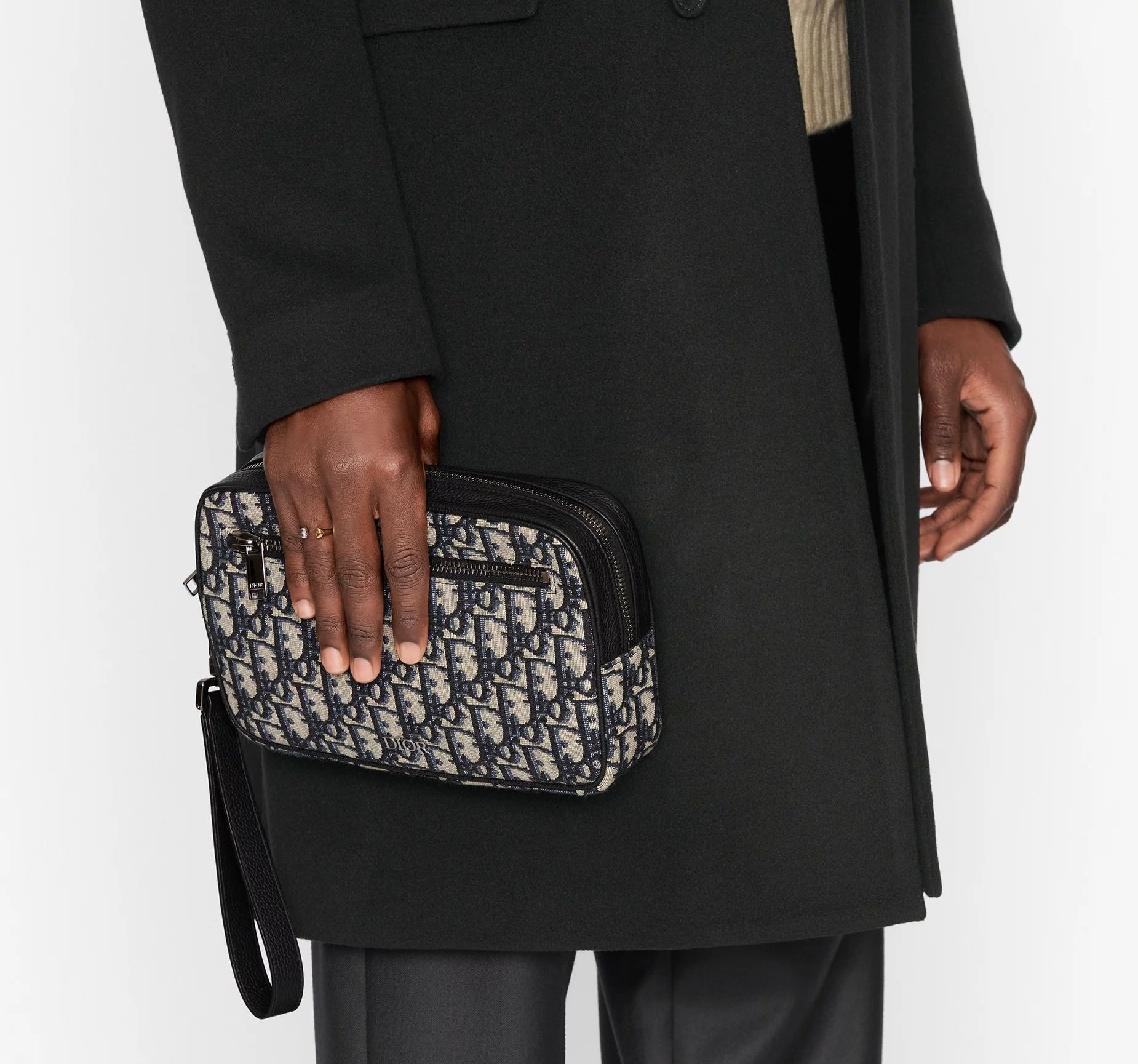 Túi Dior Toiletry Bag ‘Beige’ 2ESCA340YSE-H05E - Ảnh 2