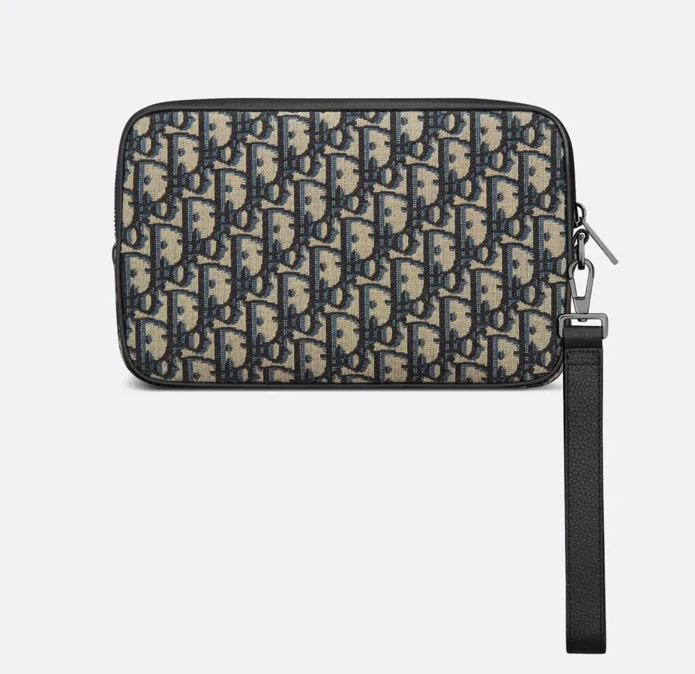 Túi Dior Toiletry Bag ‘Beige’ 2ESCA340YSE-H05E - Ảnh 4