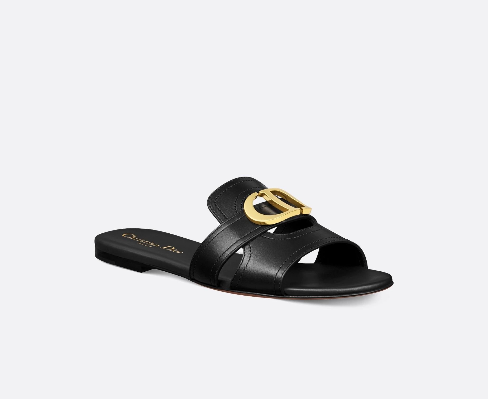 Dép Dior 30 Montaigne Slide ‘Black’ KCQ266VEA-S900 - Ảnh 4