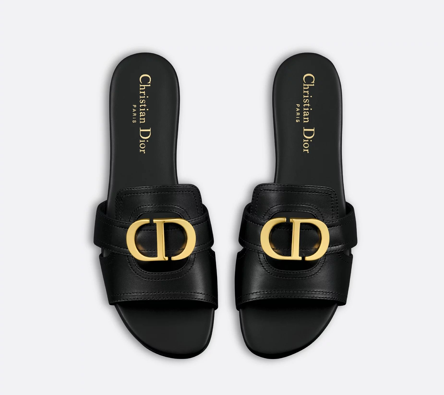 Dép Dior 30 Montaigne Slide ‘Black’ KCQ266VEA-S900 - Ảnh 3