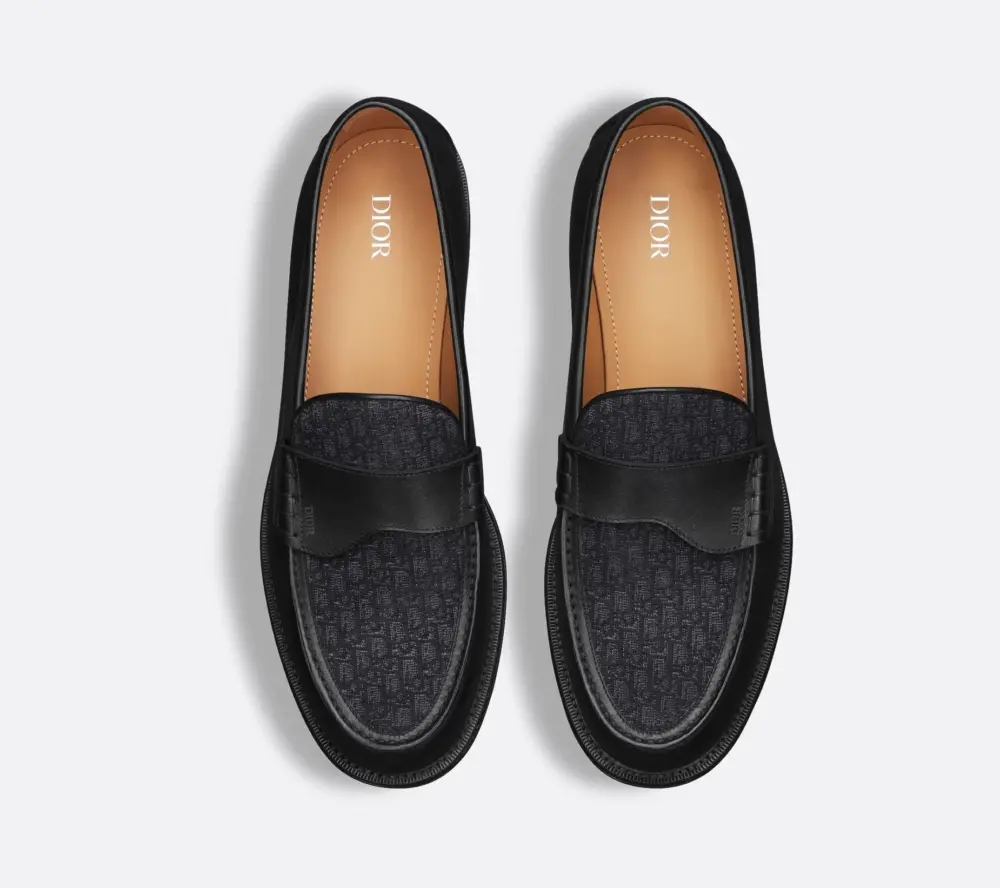 Giày Dior Granville Loafer ‘Black’ 3LO146ZAQ-H969 - Ảnh 3