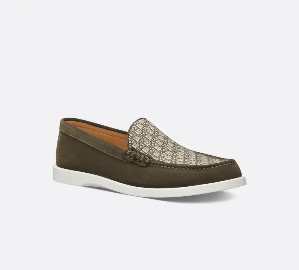 Giày Dior Granville Loafer ‘Khaki’ 3LO131ZYJ-H612 - Ảnh 4