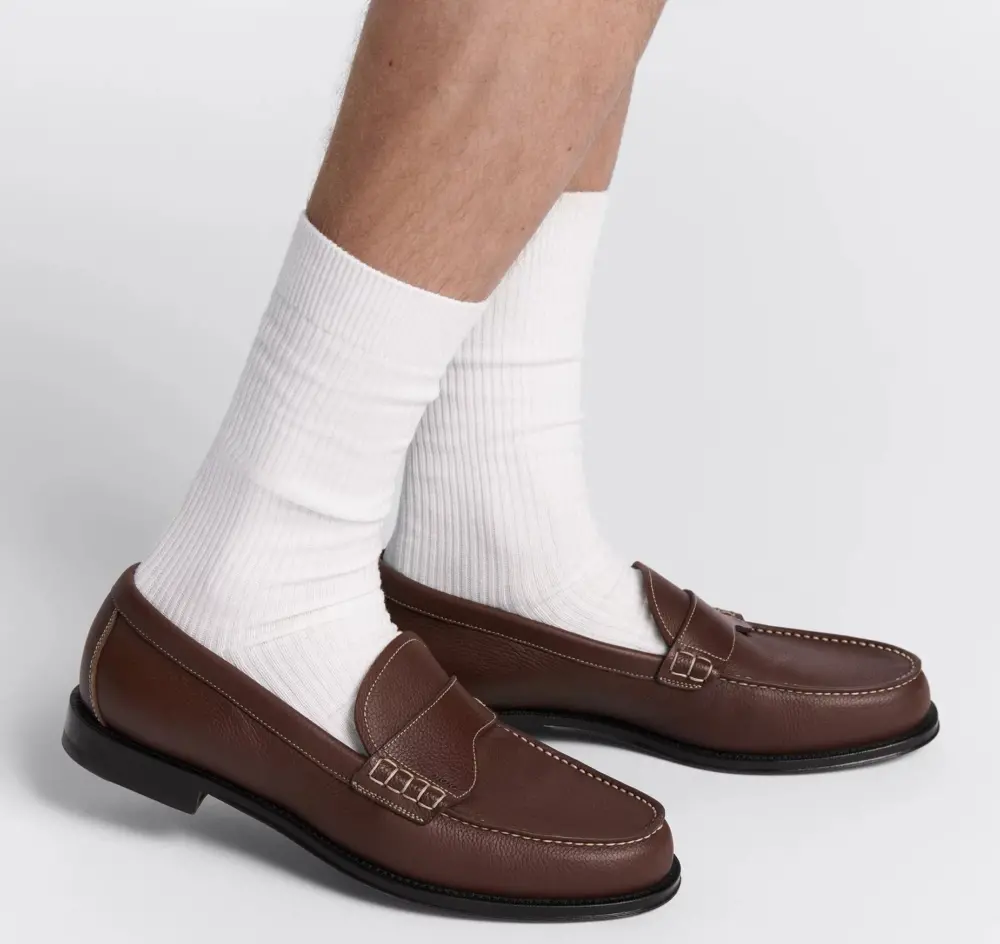 Giày Dior Granville Loafer ‘Brown’ 3LO146YJK-H750 - Ảnh 3