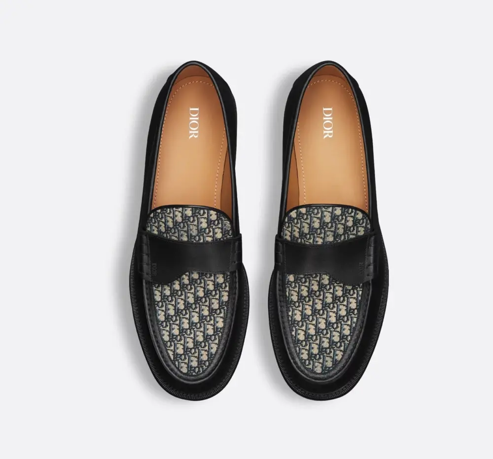 Giày Dior Granville Loafer ‘Black’ 3LO146ZAQ-H961 - Ảnh 3