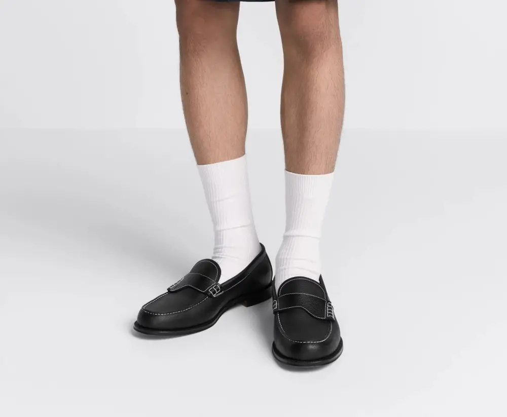 Giày Dior Granville Loafer ‘Black’ 3LO146YJK-H900 - Ảnh 3
