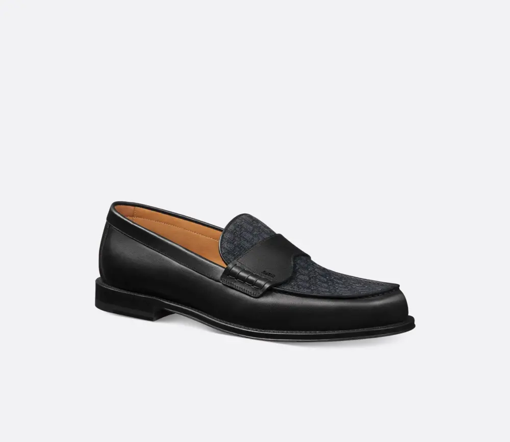 Giày Dior Granville Loafer ‘Black’ 3LO146ZAQ-H969 - Ảnh 4