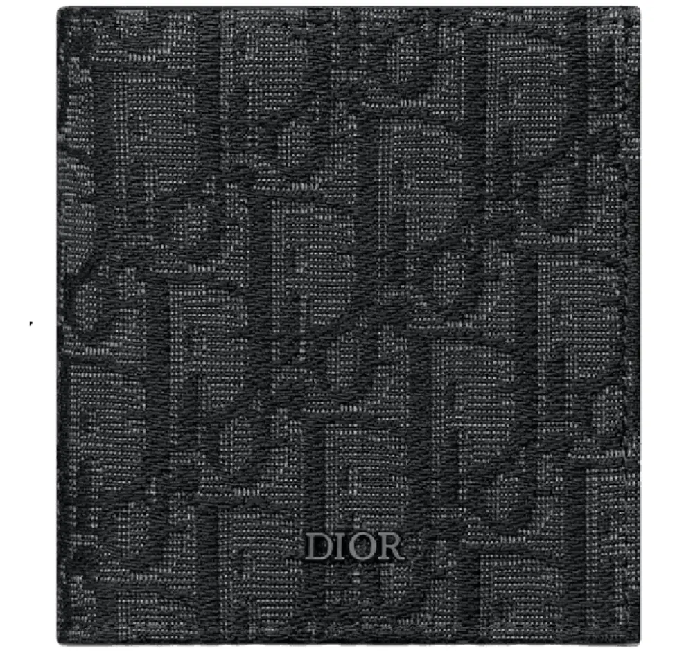 Ví Dior Vertical Bifold Wallet ‘Black’ 2ESBH072YSE-H03E