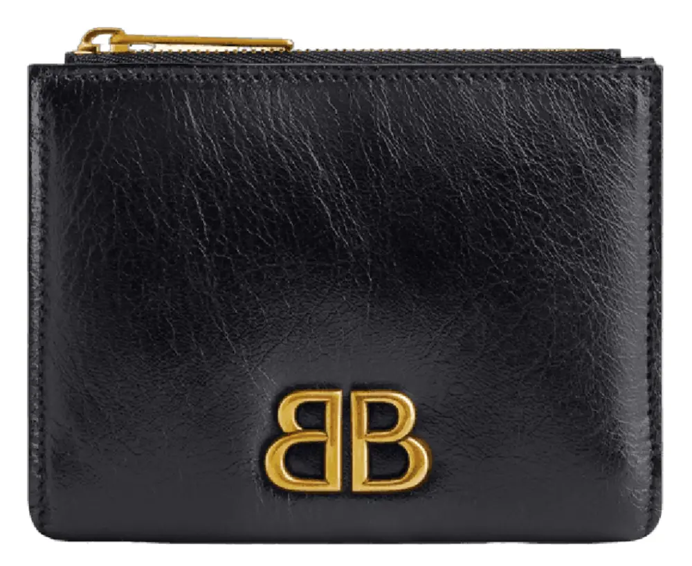 Ví Balenciaga Monaco Bifold Wallet 'Black' 7924122AAXB1000