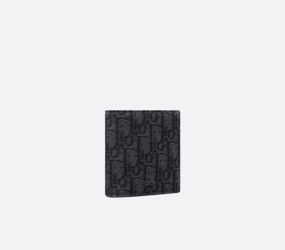 Ví Dior Compact Vertical Wallet ‘Black’ 2ESBC072YSE-H03E - Ảnh 3