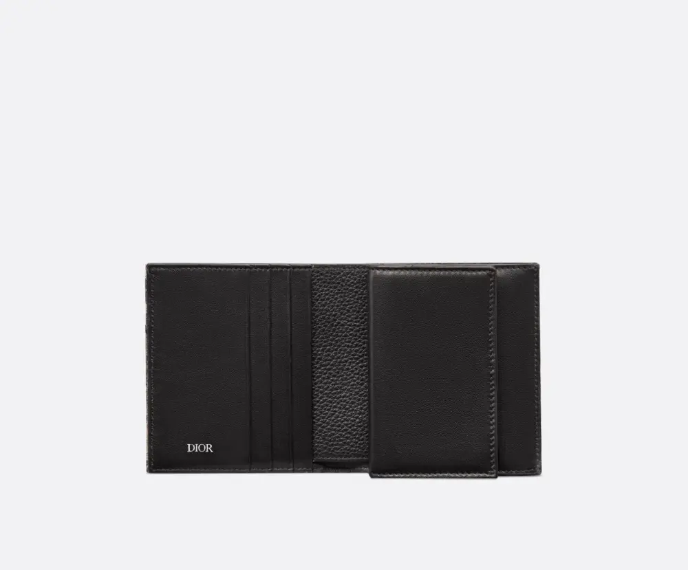 Alternative view of Ví Dior Compact Vertical Wallet ‘Black’ 2ESBC072YSE-H03E