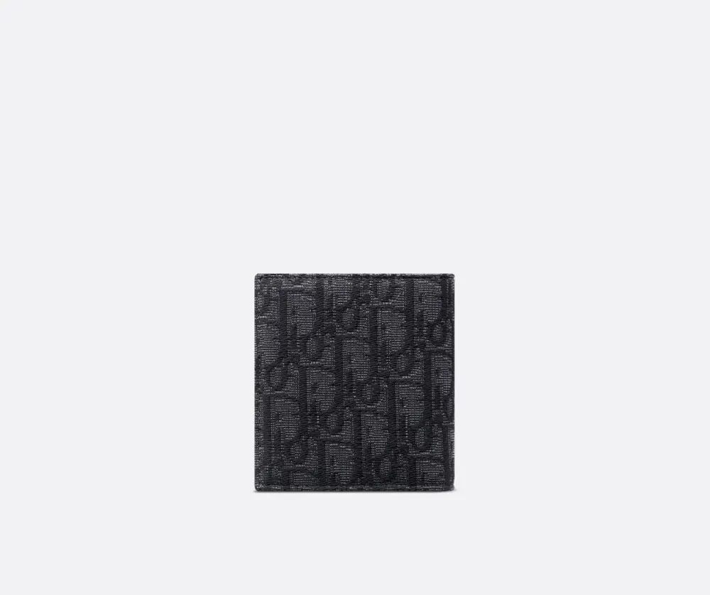 Ví Dior Compact Vertical Wallet ‘Black’ 2ESBC072YSE-H03E - Ảnh 4