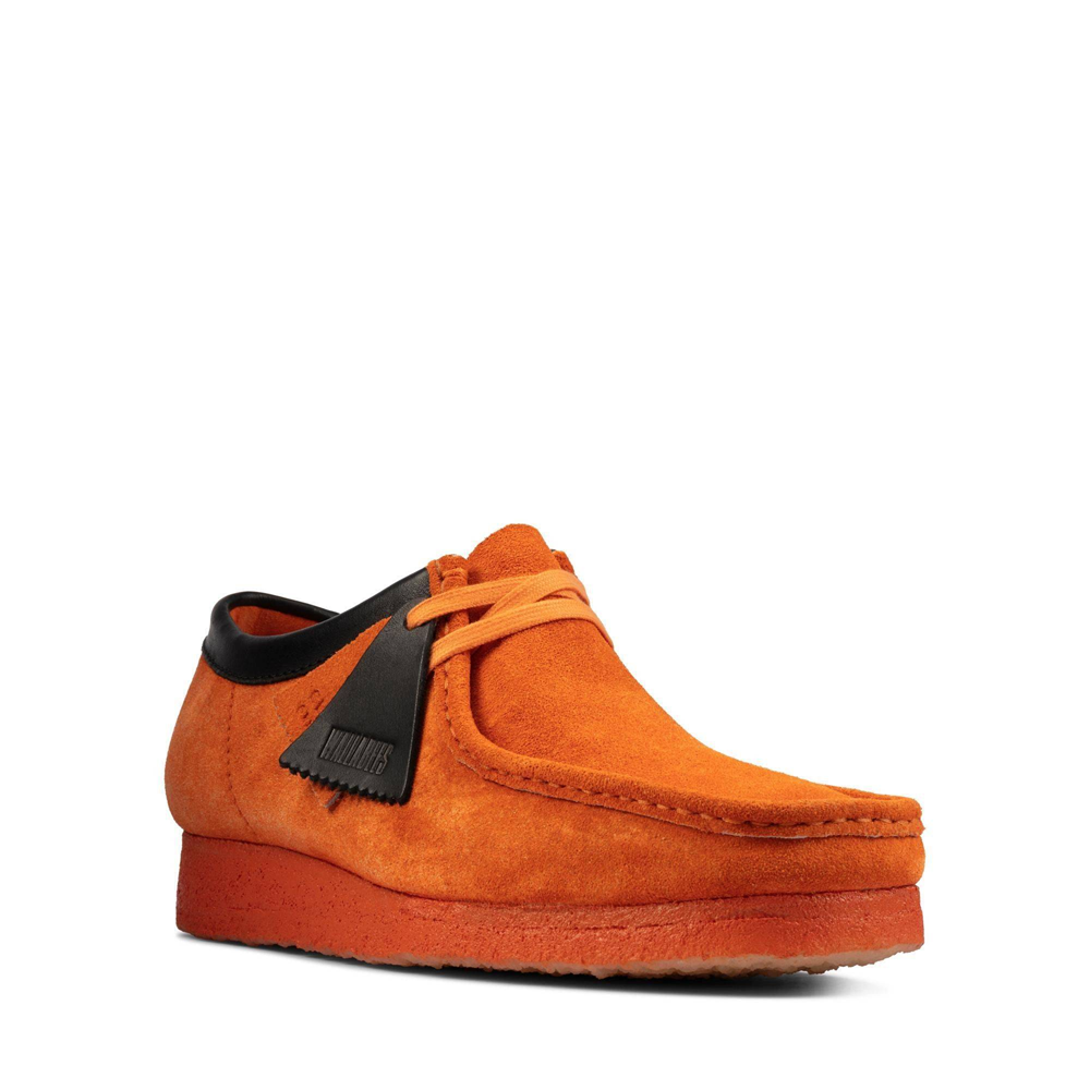 Giày Clarks Originals Wallabee Boot ‘Orange’ 26163072 - Ảnh 5