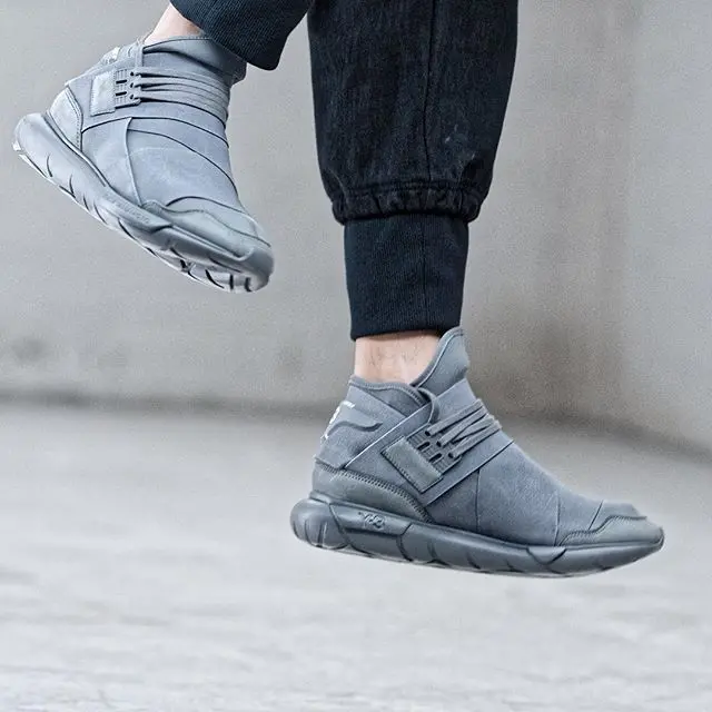 Giày Adidas Y-3 Qasa High ‘Vista Grey’ BB4734 - Ảnh 5