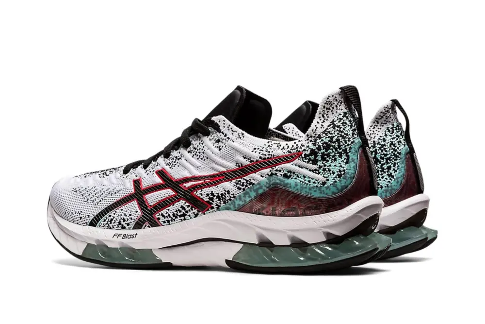 Alternative view of Giày Asics Kinsei Blast ‘White Black’ 1011B203-109