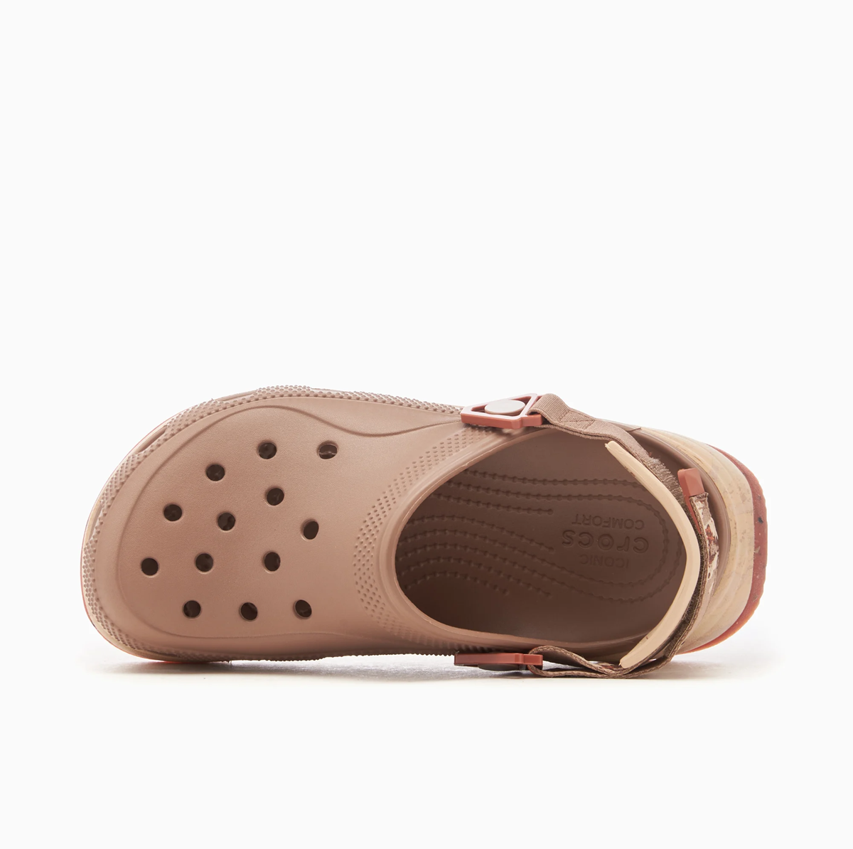 Dép Crocs Hiker Xscape Marbled Clog ‘Latte’ 209643-2Q9 - Ảnh 3